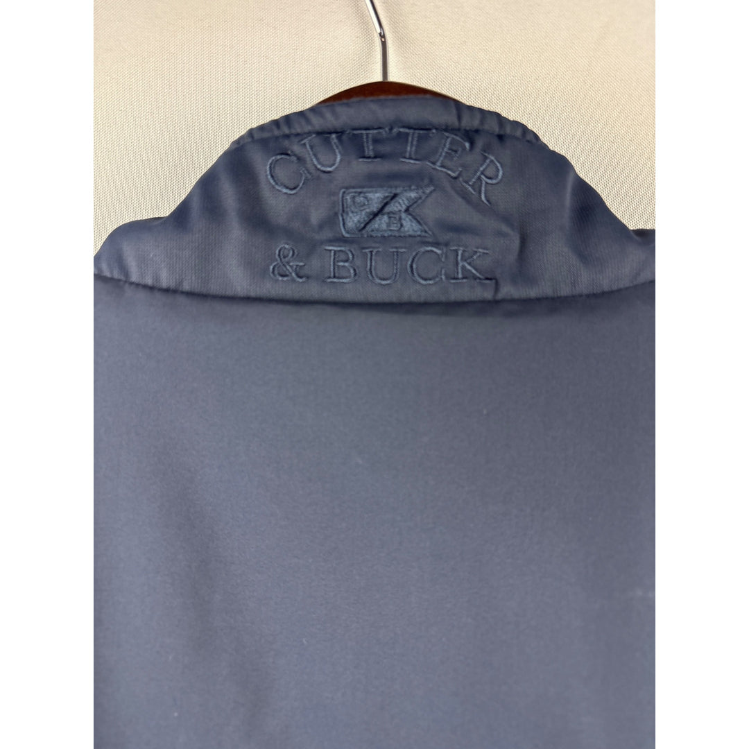Men’s Vintage Cutter & Buck Large Navy Half-Zip Golf Jacket