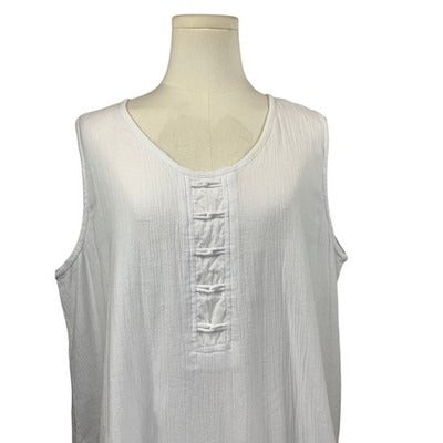 Serendipity Maui Women’s Cotton Blouse Top Sz XL – 100% Cotton Sleeveless Shirt