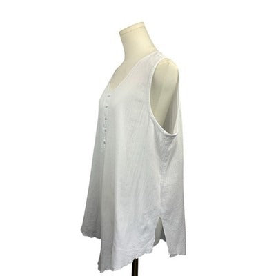 Serendipity Maui Women’s Cotton Blouse Top Sz XL – 100% Cotton Sleeveless Shirt