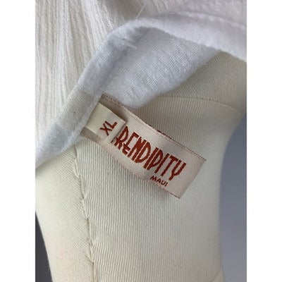 Serendipity Maui Women’s Cotton Blouse Top Sz XL – 100% Cotton Sleeveless Shirt