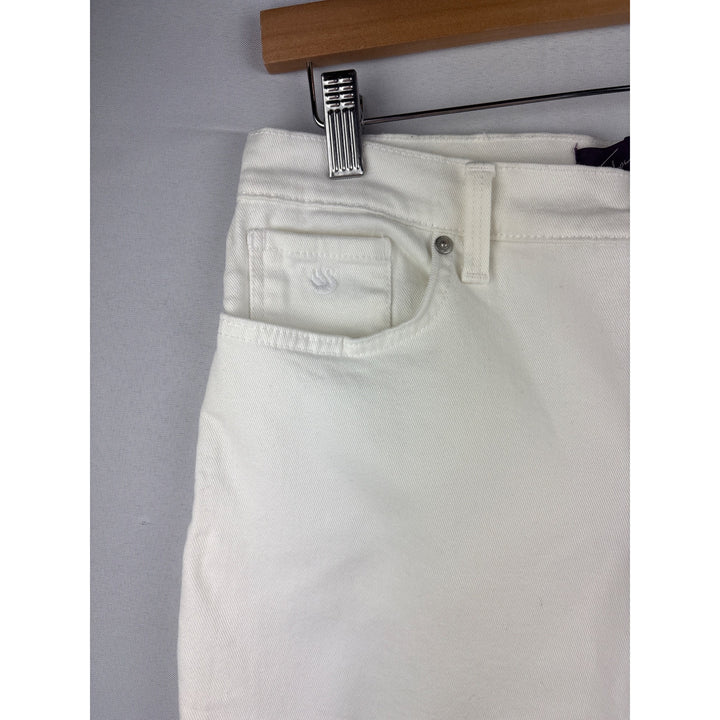 Gloria Vanderbilt Amanda White High-Waisted Womens Jeans Size 8