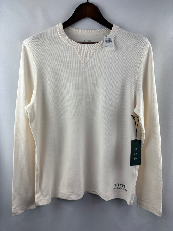 Men’s YPB Medium Cream Long Sleeve Shirt