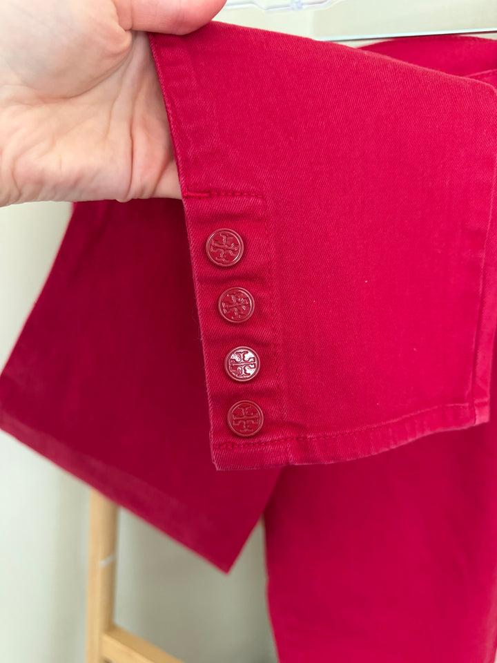 Tory Burch Pink Skinny Jeans Size 27