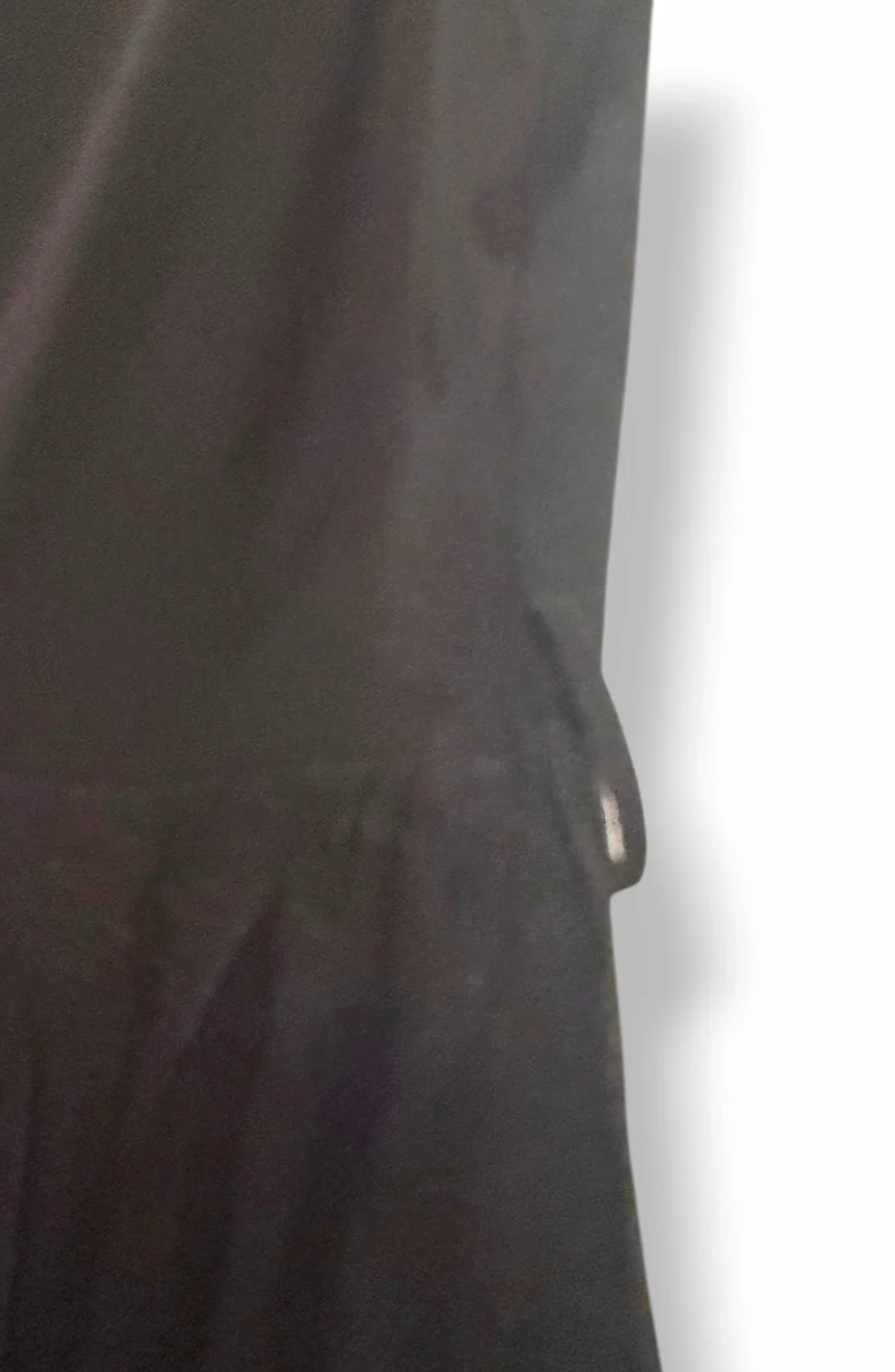 Evan-Picone Black Fit &amp; Flare Dress Sz 14 Sleeveless Taffeta Cocktail Wedding