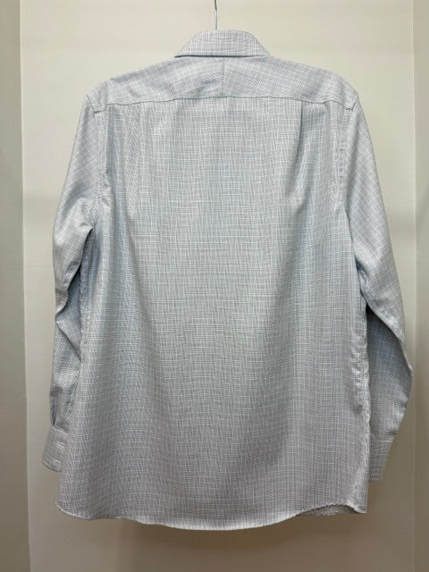 Charles Tyrwhitt Non‑Iron Slim Fit Windowpane Shirt SzL(16/34)