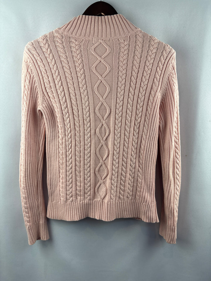Women’s Chaps Small Baby Pink Knit Sweater