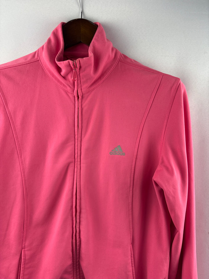 Women’s Adidas Medium Bubblegum Pink Zip-Up Jacket