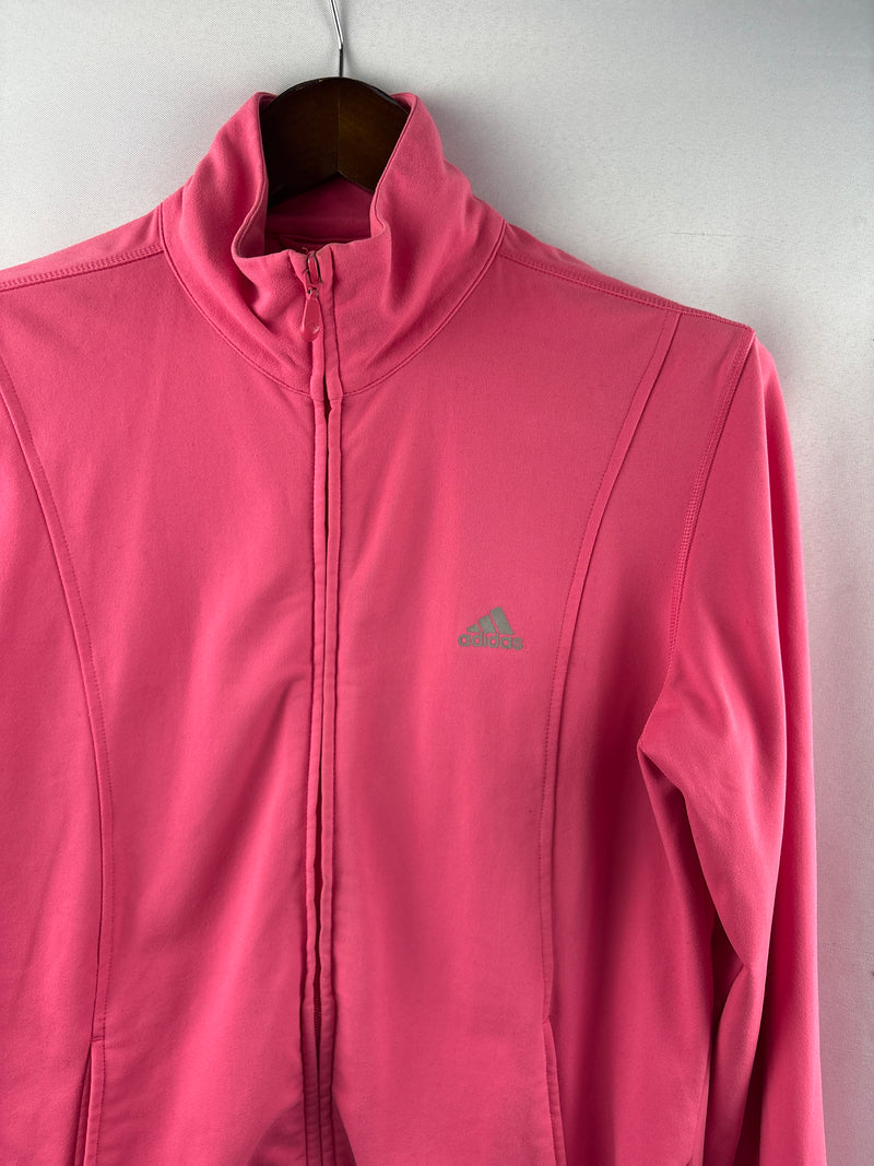 Women’s Adidas Medium Bubblegum Pink Zip-Up Jacket