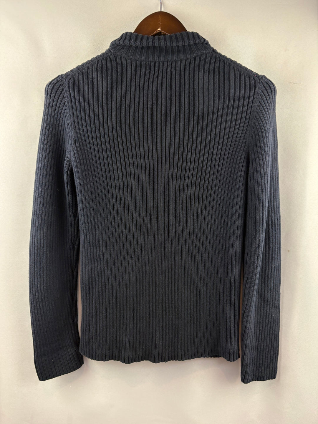 Women’s Eddie Bauer Medium Dark Navy Zip-Up Sweater