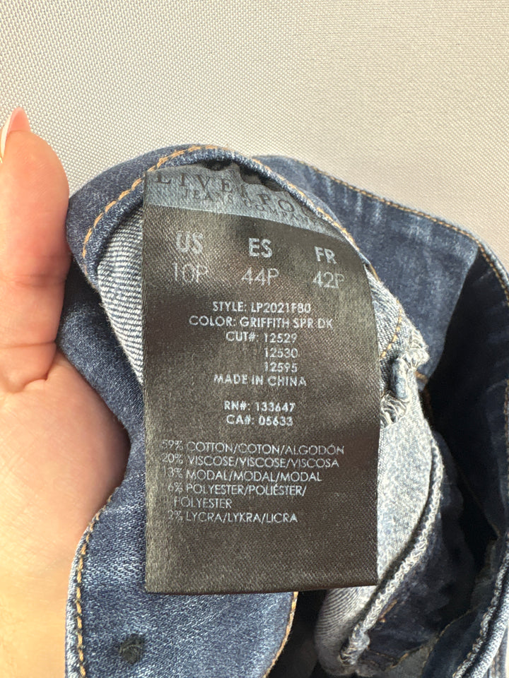 Women’s Liverpool Size Petite 10/30 Dark Blue Jeggings
