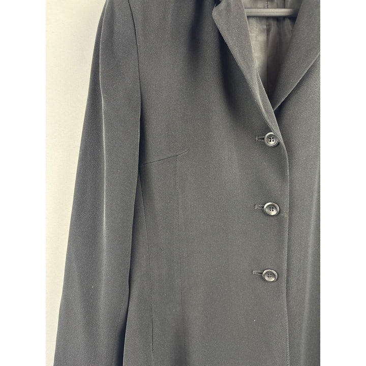 Apostrophe Womens Black Blazer Jacket Size 6 Polyester Made In Indonesia