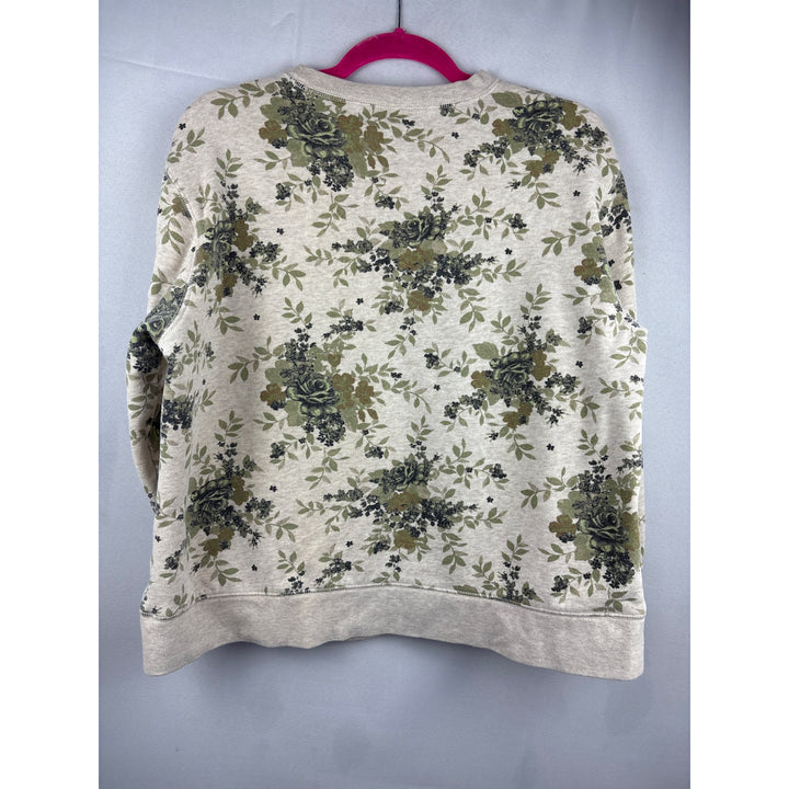 Classic Elements Floral Pattern Sweatshirt