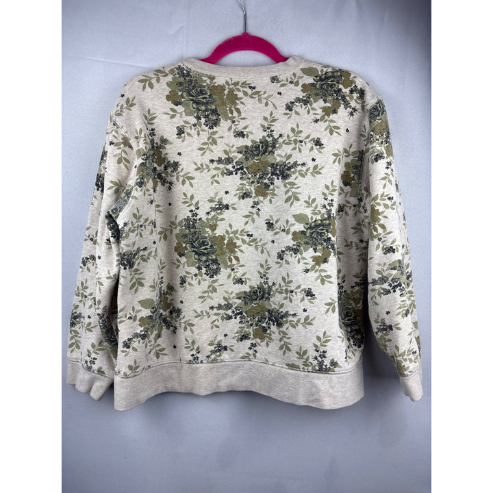 Classic Elements Floral Pattern Sweatshirt