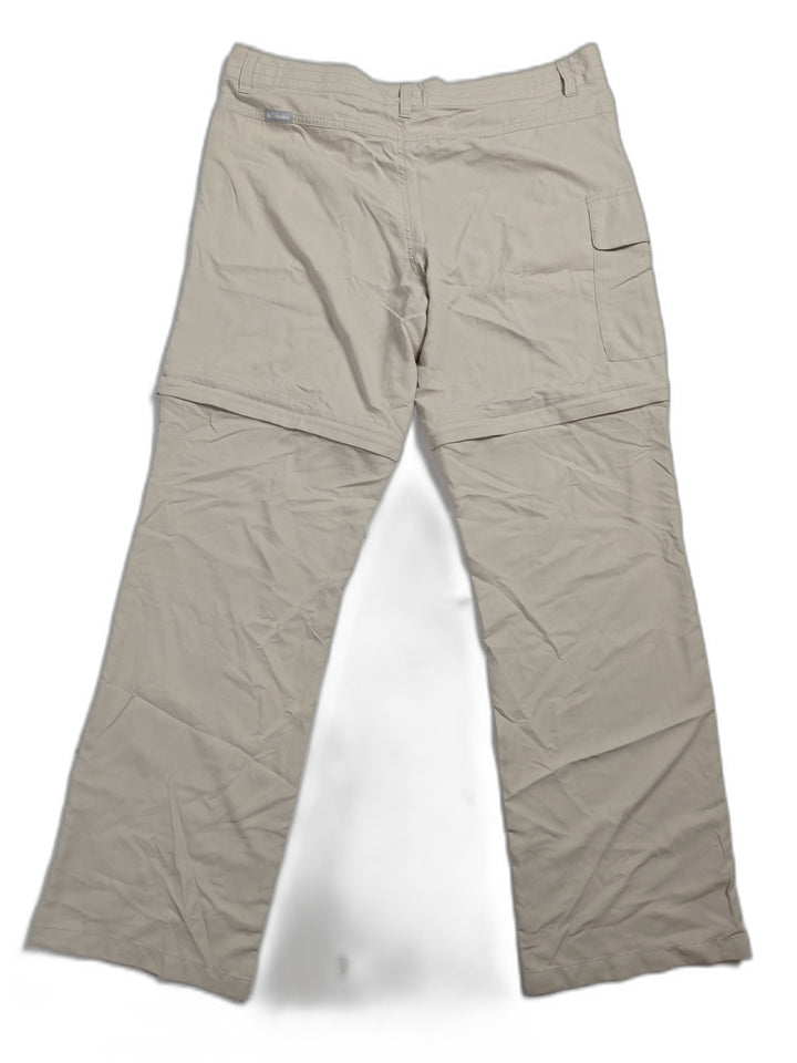 Womens Columbia Convertible Hiking Pants Beige XL 18/20