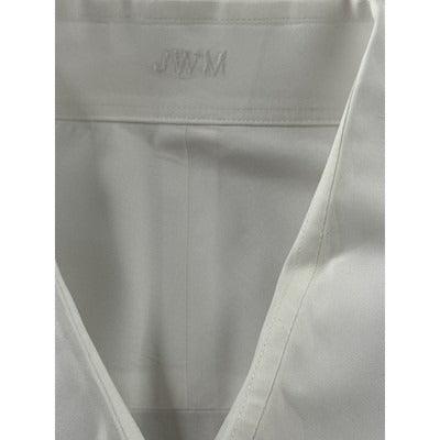 Men’s JWM J.Hilburn White Cotton Dress Shirt Sz L