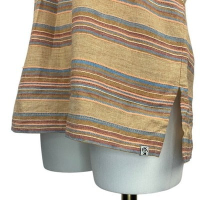 Women's Kavu Striped Shirt, 100% Cotton - Size XS