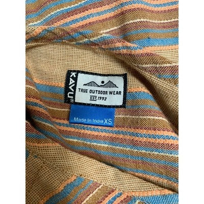 Women's Kavu Striped Shirt, 100% Cotton - Size XS