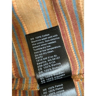Women's Kavu Striped Shirt, 100% Cotton - Size XS
