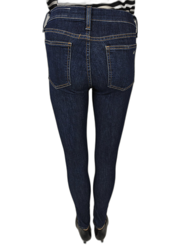 Womens Rag &amp; Bone Skinny Jeans Dark Wash Size 24