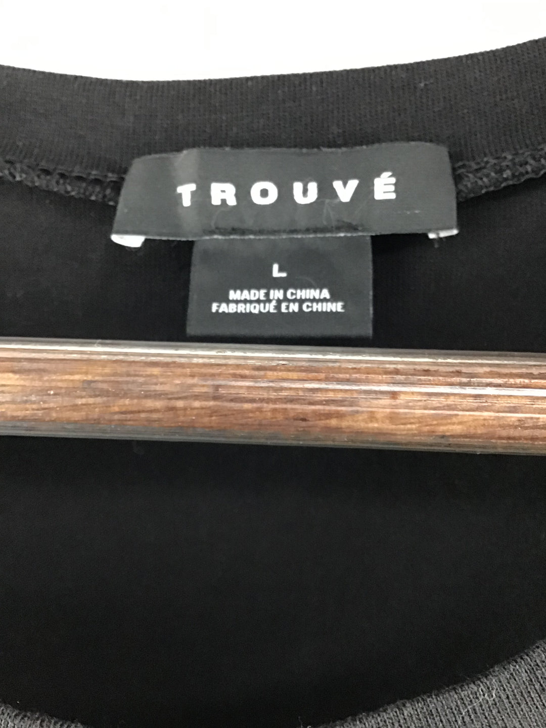 Women’s Trouve Black Dress Sleeveless Asymmetrical Twist Front Jersey Size Large