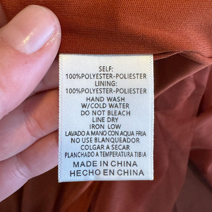 NWT Baltic Born "Mila Tulle Skirt", Cinnamon Brown, Maxi-Length, Size Small