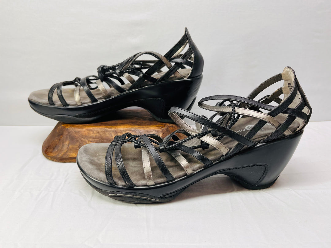 JBU by Jambu Women's Size 9 Strappy Comfort Sandals Toggle Closure Casual Shoes