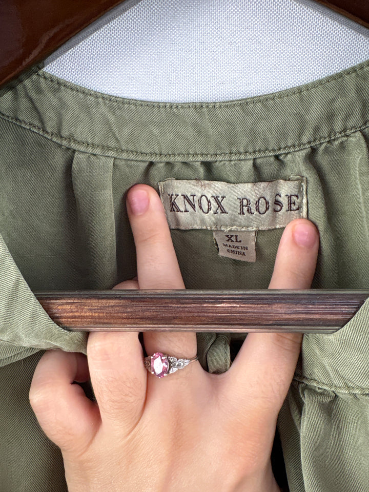 Women’s Knox Rose XL Army Green Midi Dress