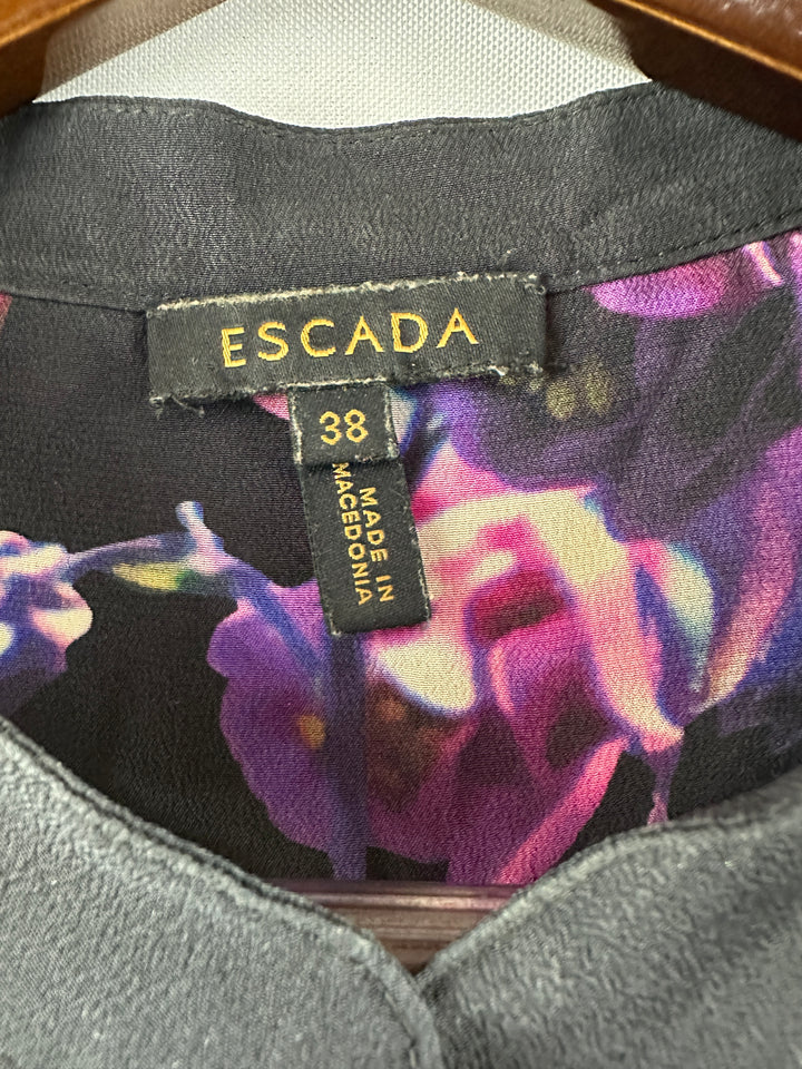 Women’s Escada Floral Sleeveless Blouse Size 38 US 8