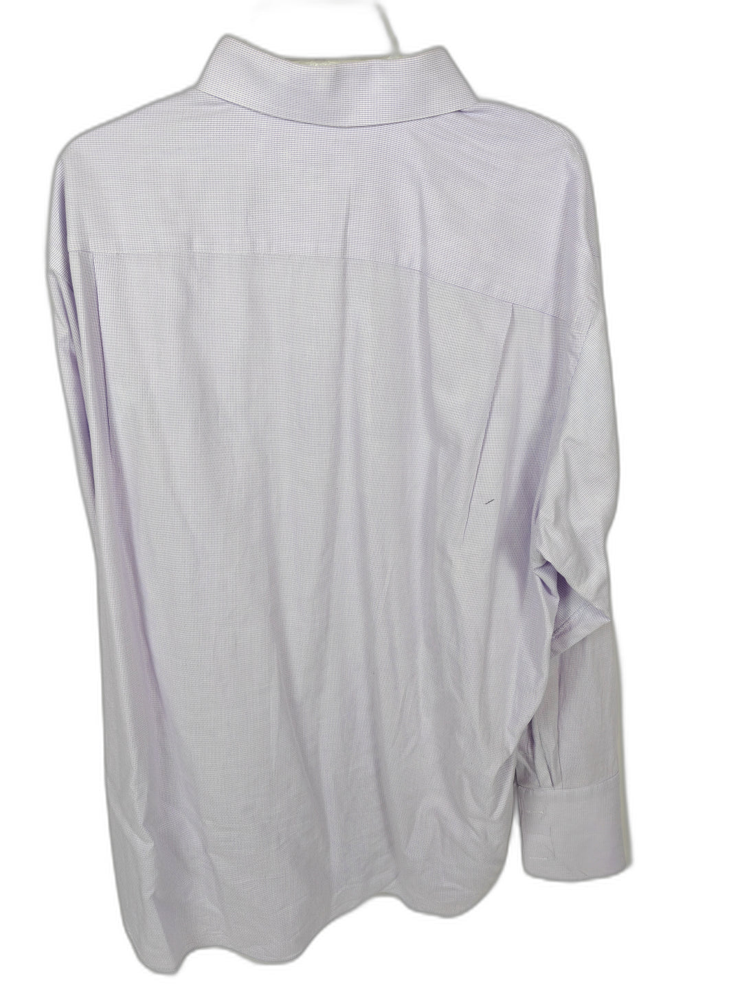 Paul Fredrick 18.5 36 French Cuff Dress Shirt Light Purple Long Staple Cotton