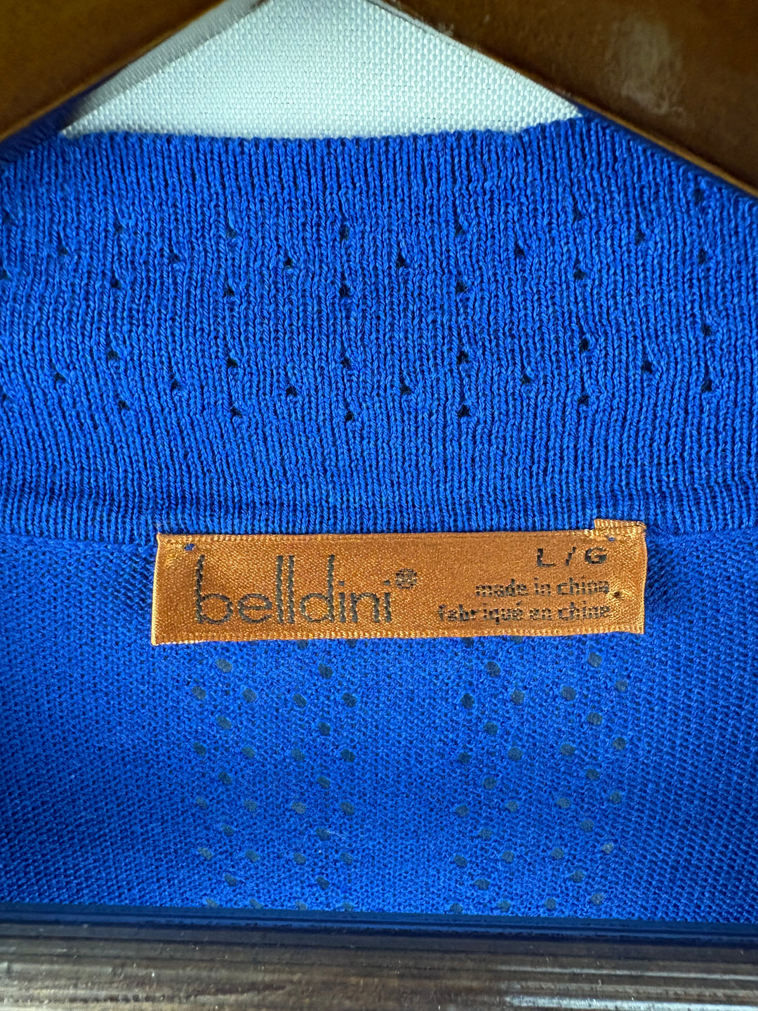 Women’s Belldini Large Bright Blue Cardigan