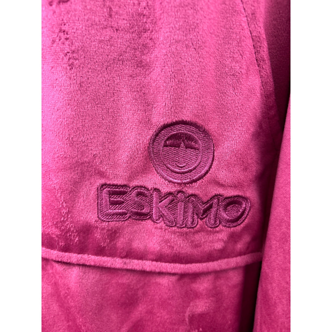 Unisex Eskimo Large Velour & Sheep Fur Hoodie Mumu