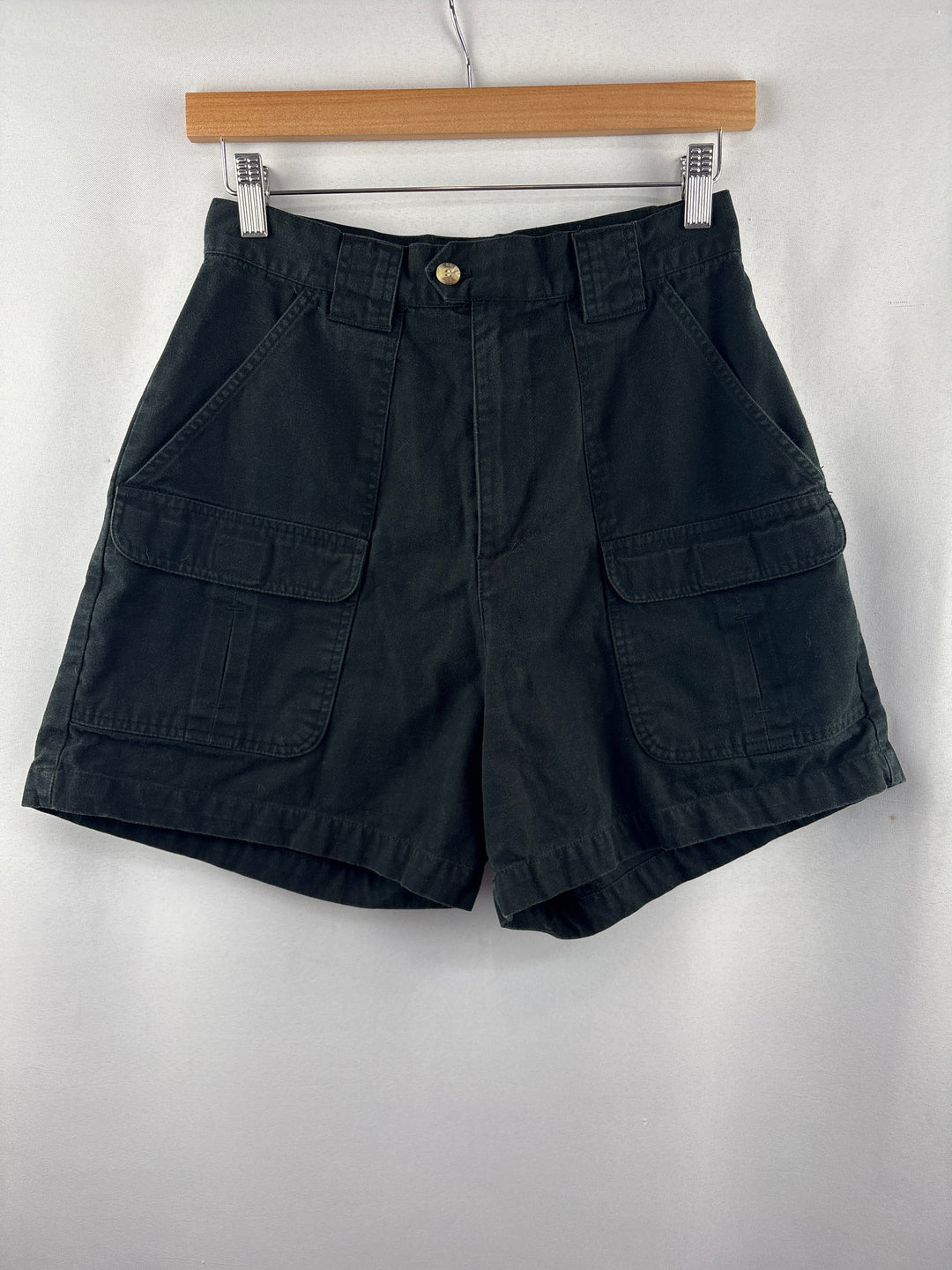 Women’s Route 66 Size 8 Black Cargo Denim Shorts