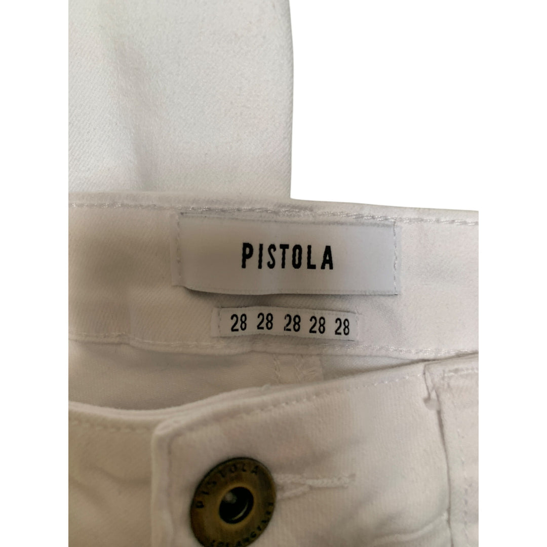 Pistola White High-Waisted Skinny Jeans Size 28