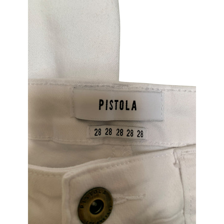 Pistola White High-Waisted Skinny Jeans Size 28