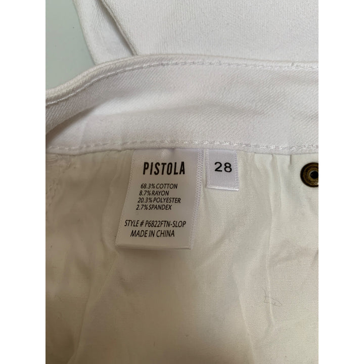 Pistola White High-Waisted Skinny Jeans Size 28