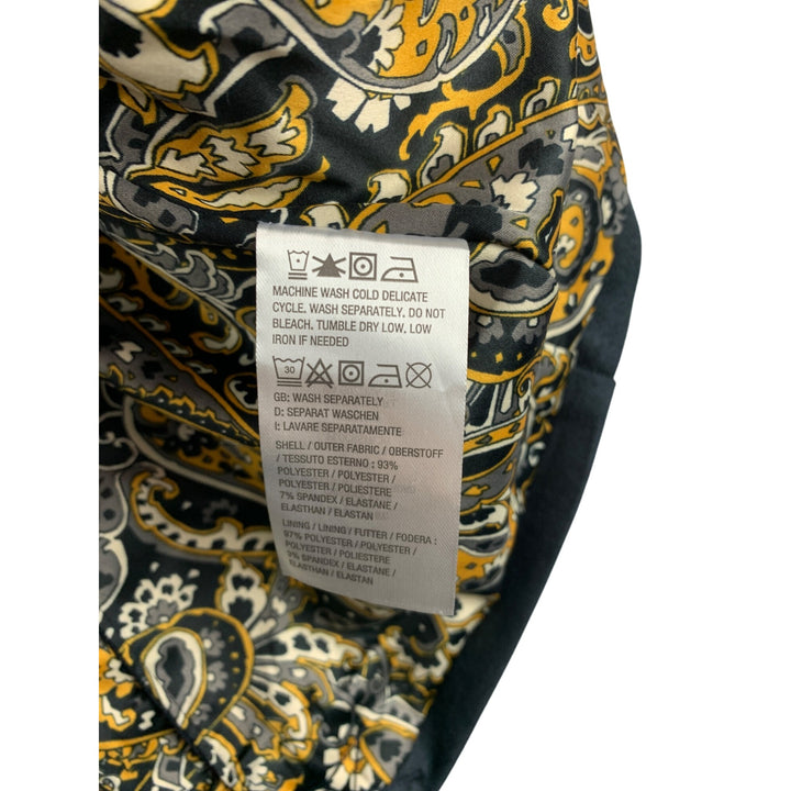 Isaac Mizrahi Live! Womens Estate Collection Blazer XSP Gray With Ornate Lining
