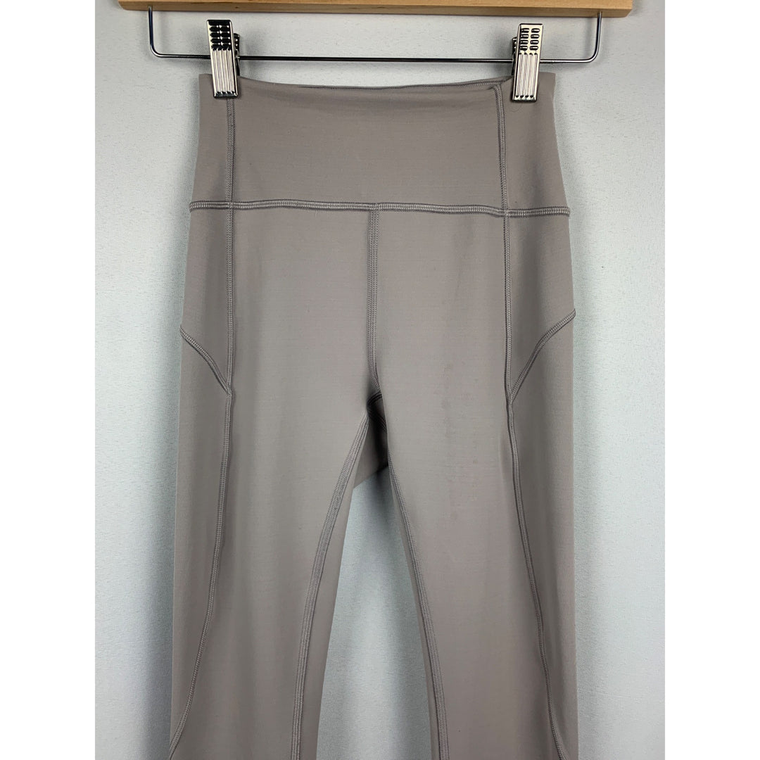 Lululemon Womens High-Waisted Leggings Gray Size 4
