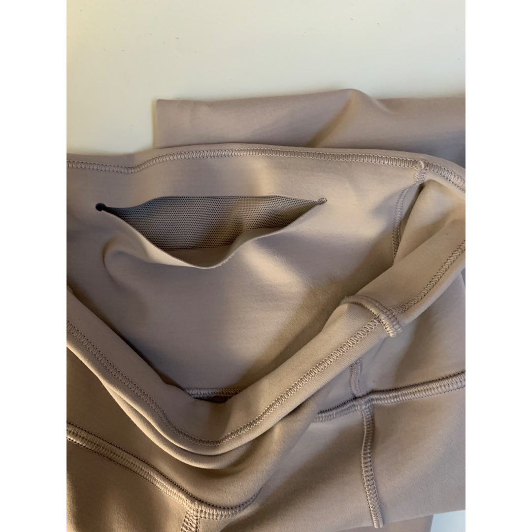 Lululemon Womens High-Waisted Leggings Gray Size 4
