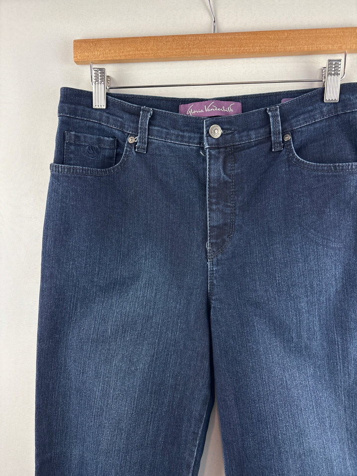 Women’s Gloria Vanderbilt Size 10 Dark Blue Straight Leg Jeans