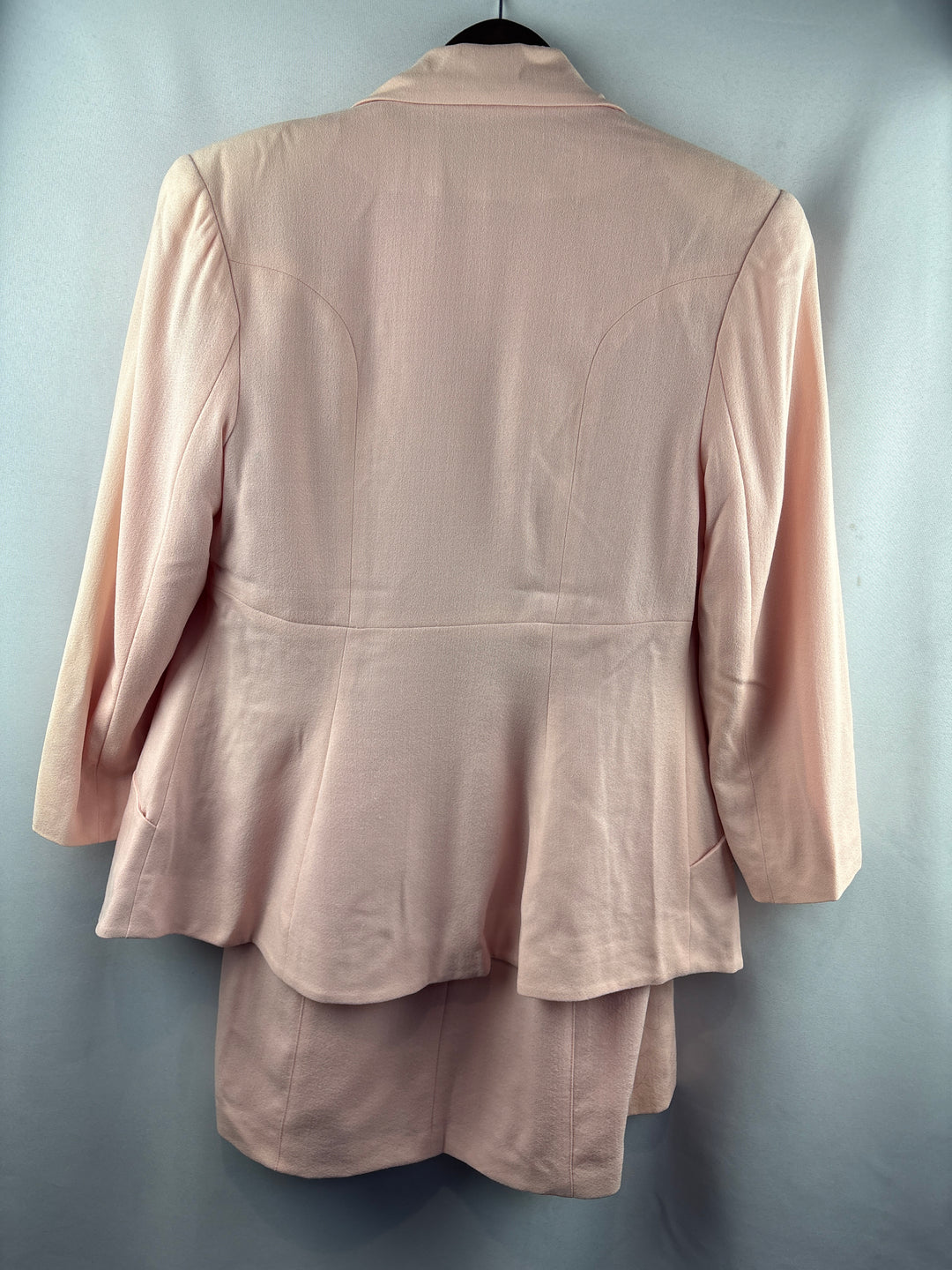 Women’s Bebe Size 10 Peachy Pink Pencil Dress & Blazer Set