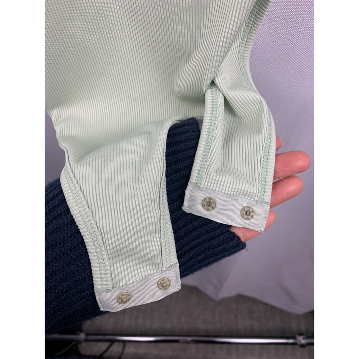 Women’s NWT Katch Me Green Sage Ribbed Bodysuit Size S/M