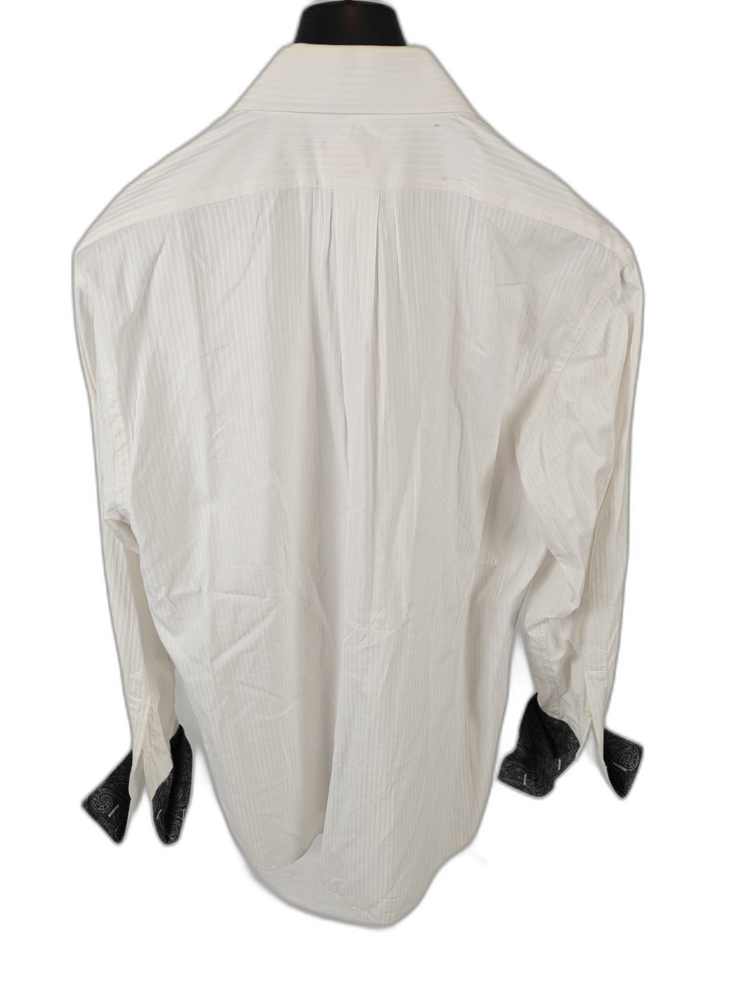 Men’s Tallia Dress Shirt White French Cuff XL 17½
