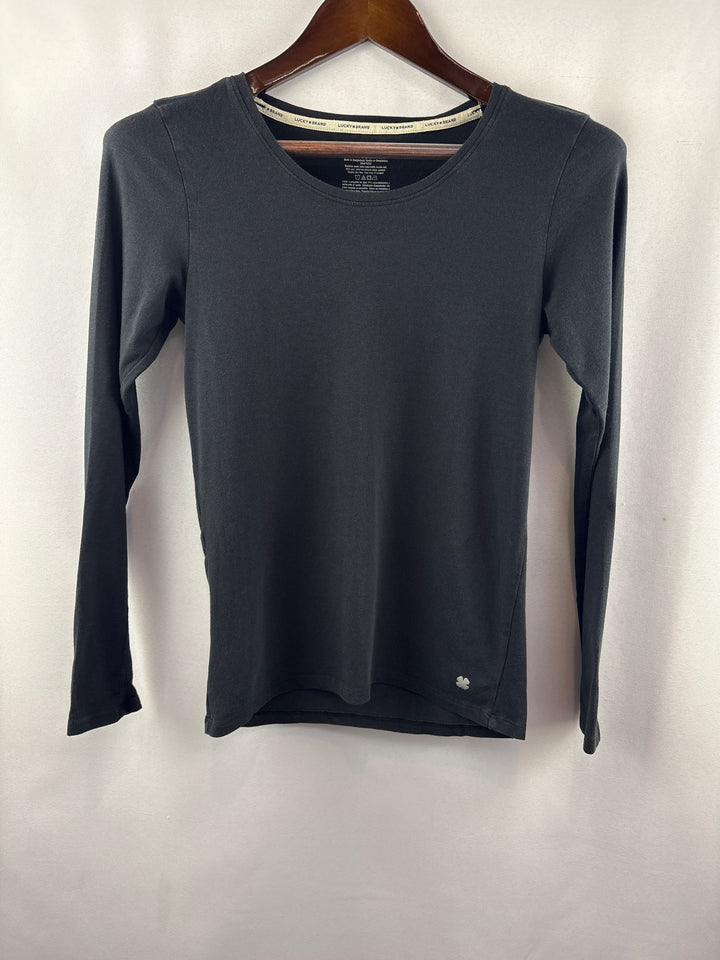 Women’s Lucky Brand Small Black Long Sleeve Shirt