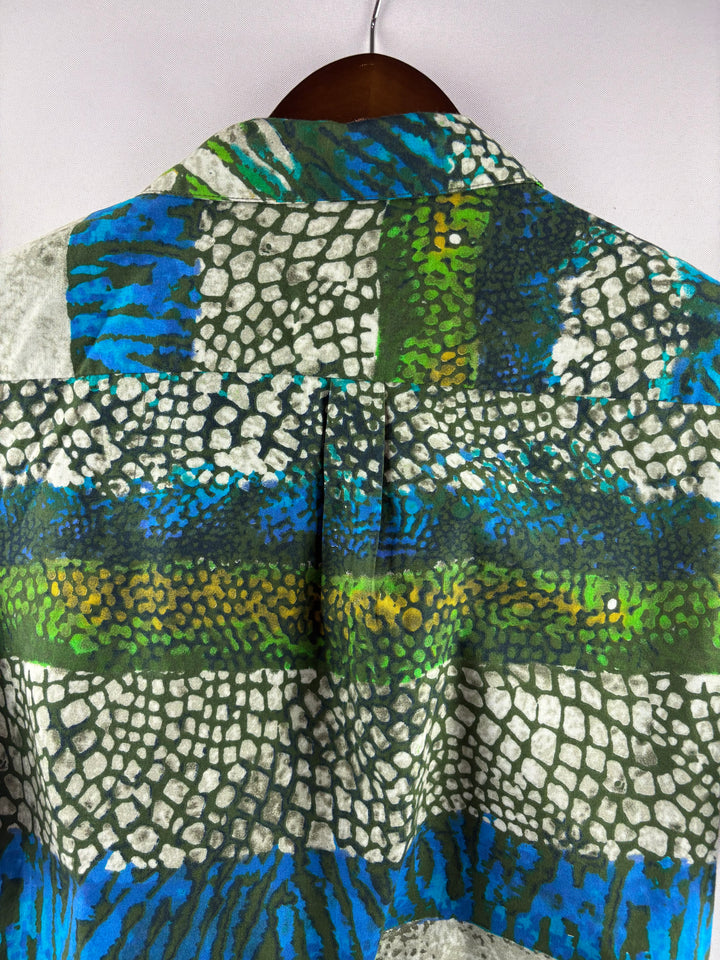 Women’s Gloria Vanderbilt Small Multicolored Patterned Button Up