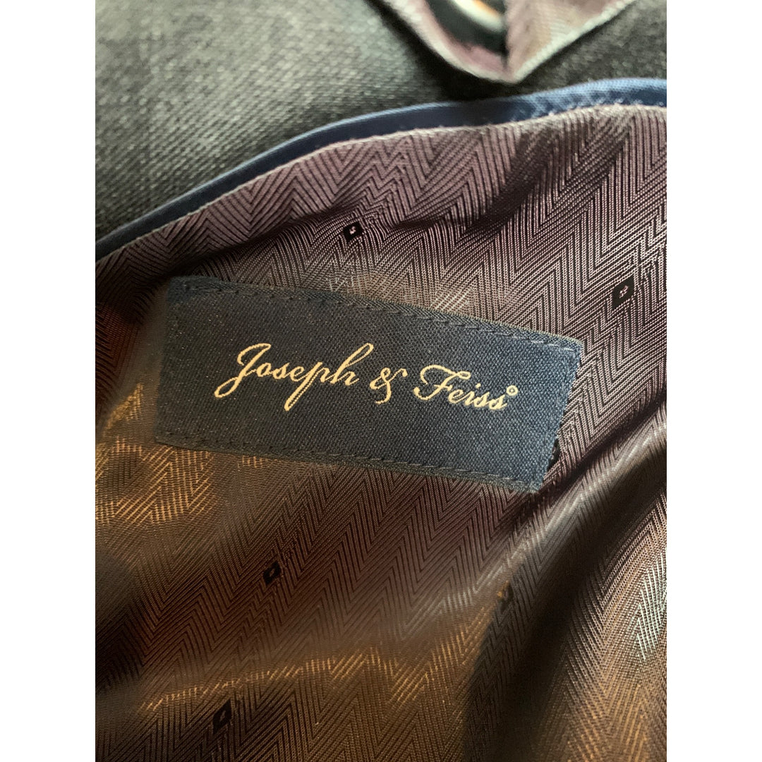 Joseph & Feiss Mens Gray Blazer Jacket 2XL Made In Indonesia
