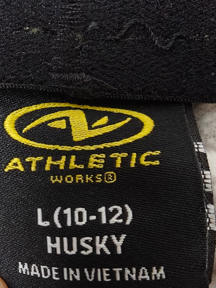 Womens Athletic Works Fleece Jogger Pants Camo Multicolor Size L 10-12 Husky