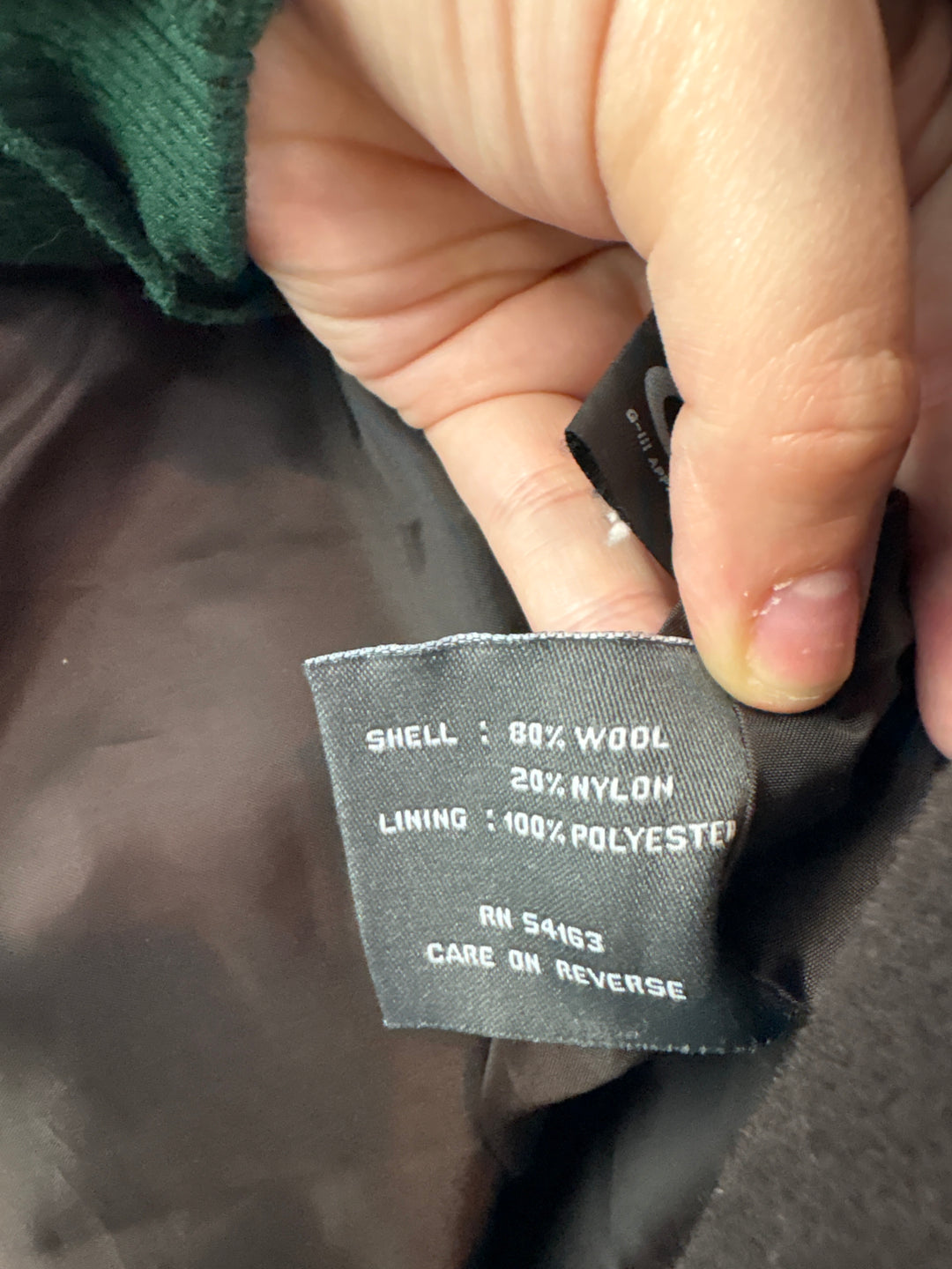 Women’s Kenneth Cole Reaction Size 4 Brown Peacoat