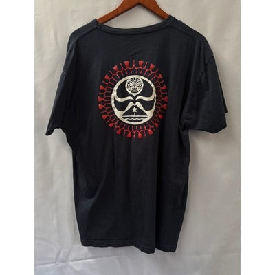 Mens Hawaiian Life Black Graphic T-Shirt Size XL