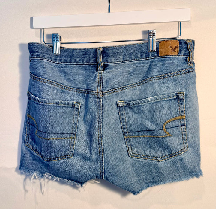 American Eagle Outfitters Button Fly Cutoff Denim Shorts Size 4