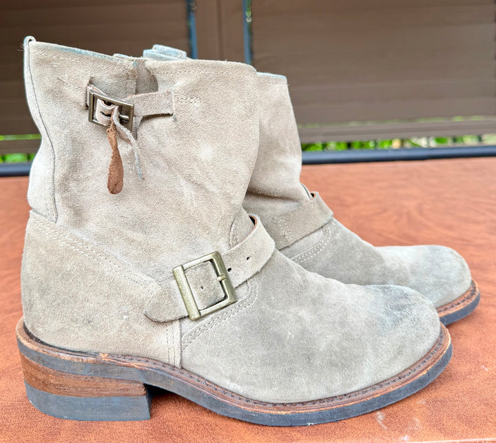 Vintage Shoe Company USA Union Made Pennsylvania Leather Ankle Boots Women's Size 8